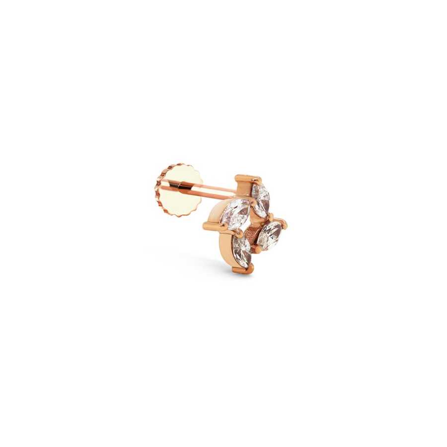0.05 CT Pırlanta Piercing - Piercing