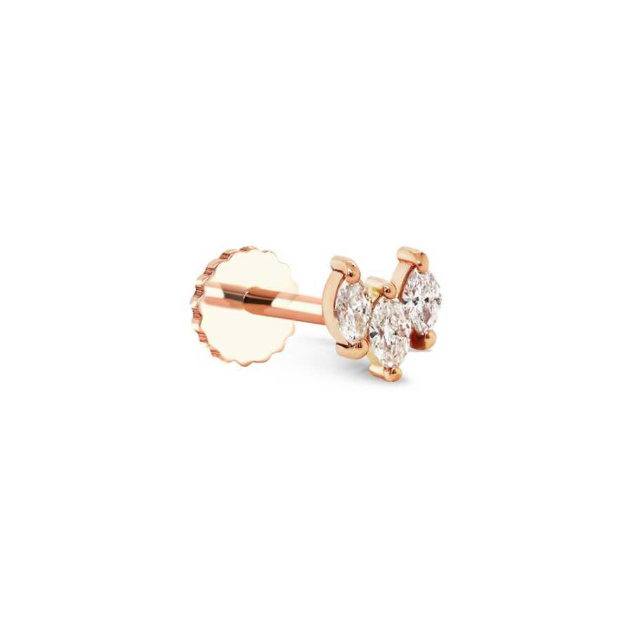 0.06 CT Pırlanta Piercing - Piercing