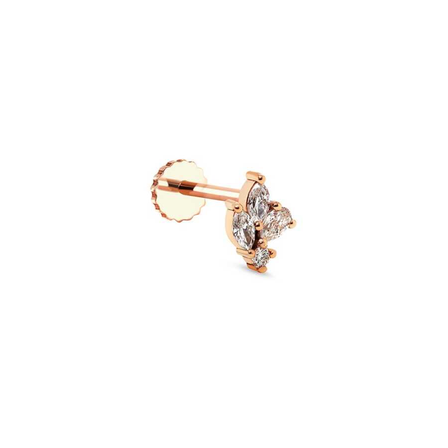 0.14 CT Pırlanta Piercing - Piercing