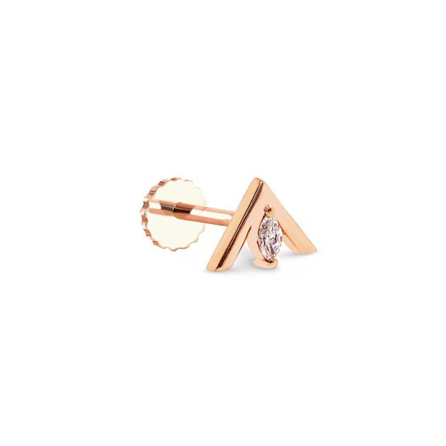 0.04 CT Pırlanta Piercing - Piercing