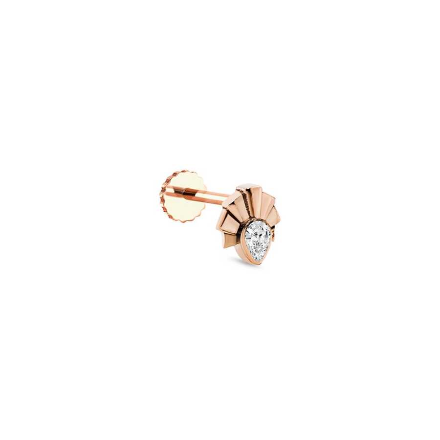 0.05 CT Pırlanta Piercing - Pırlanta Küpeler