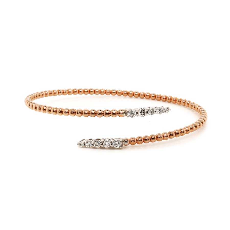 0,56 Karat Pırlanta Rose Bileklik - Tasarım Bileklikler