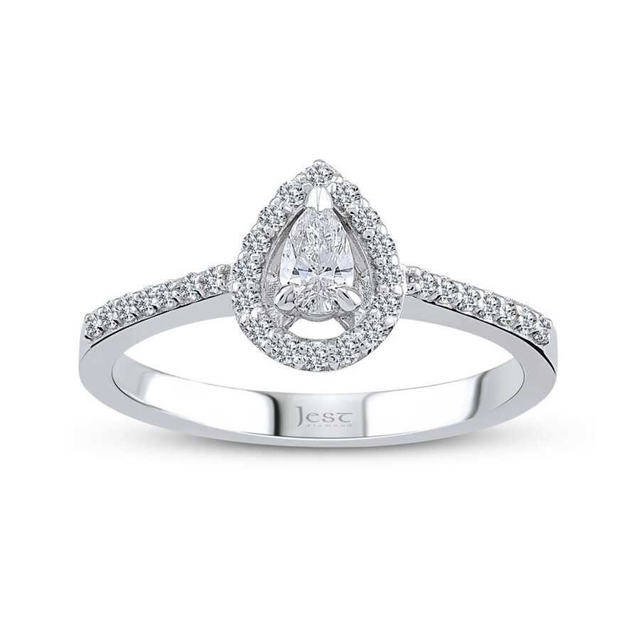 0,45 Ct Damla Helios Tektaş Pırlanta Yüzük - Tektaş Yüzükler