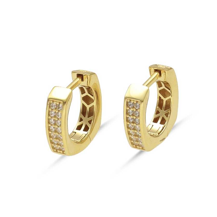Eterna Taşlı Küpe X11415EAAY-2 - Küpeler