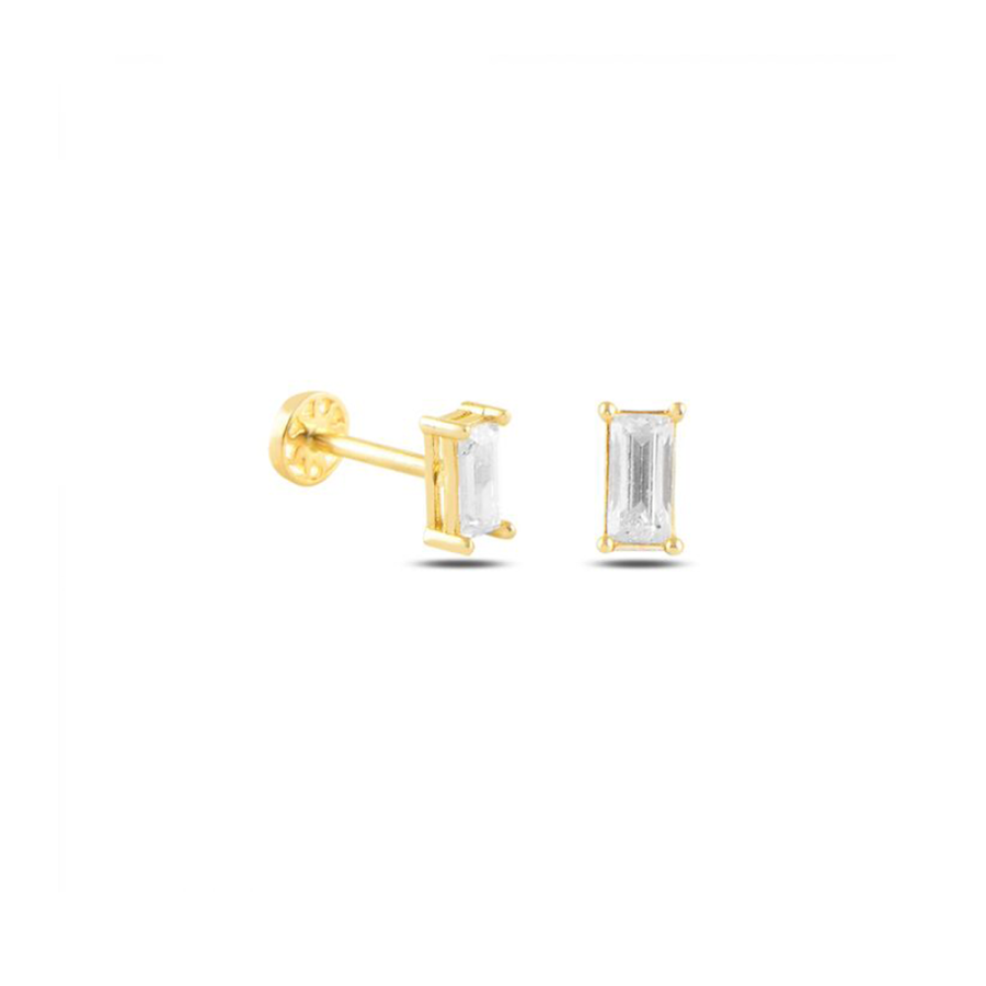 Taşlı Altın Piercing PRC0058 - Piercing
