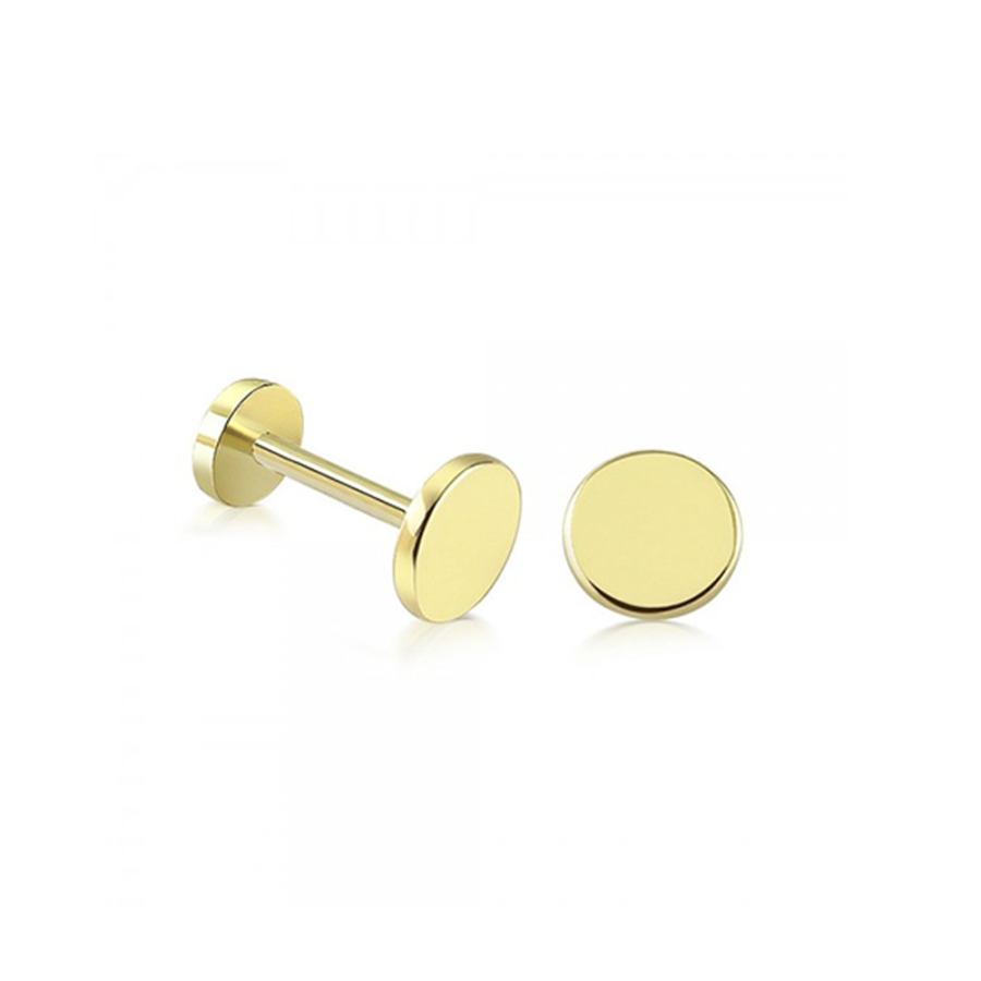 Yuvarlak Altın Piercing PRC0038 - Küpeler