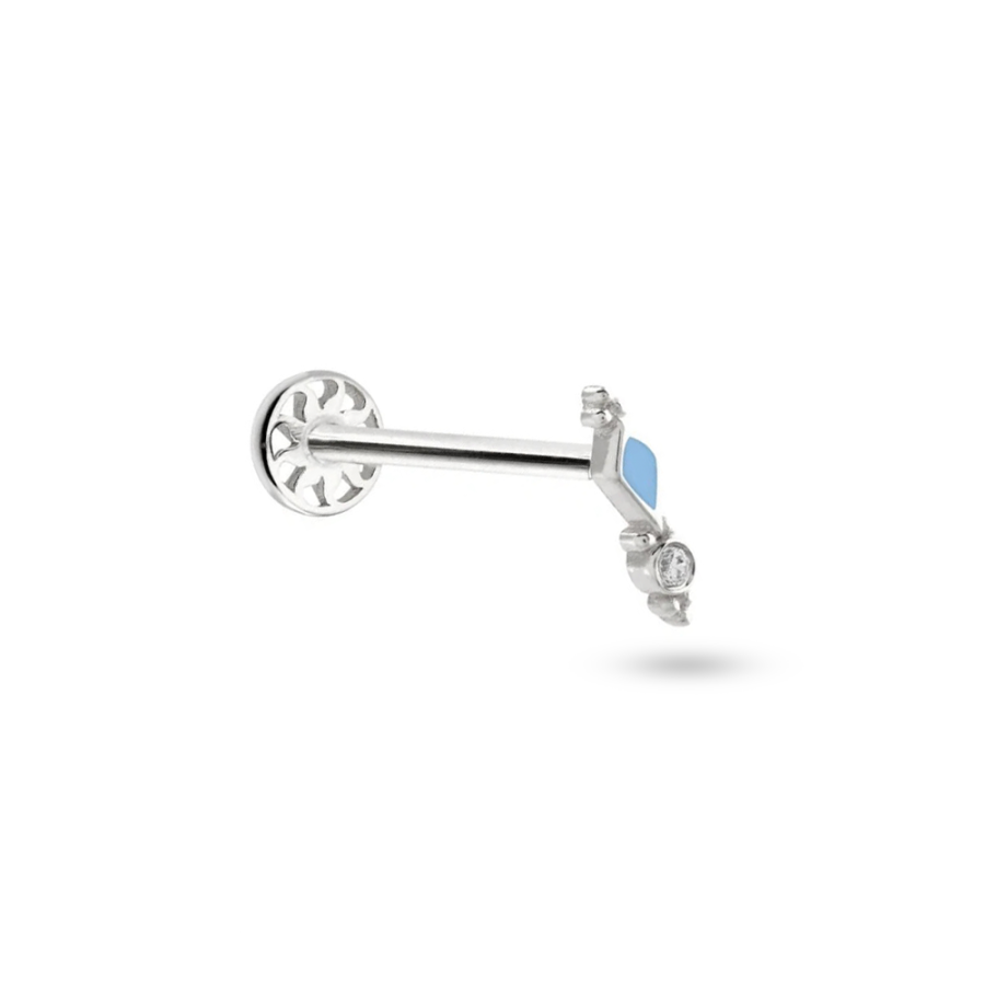 Taşlı Altın Piercing PRC0080 - Piercing