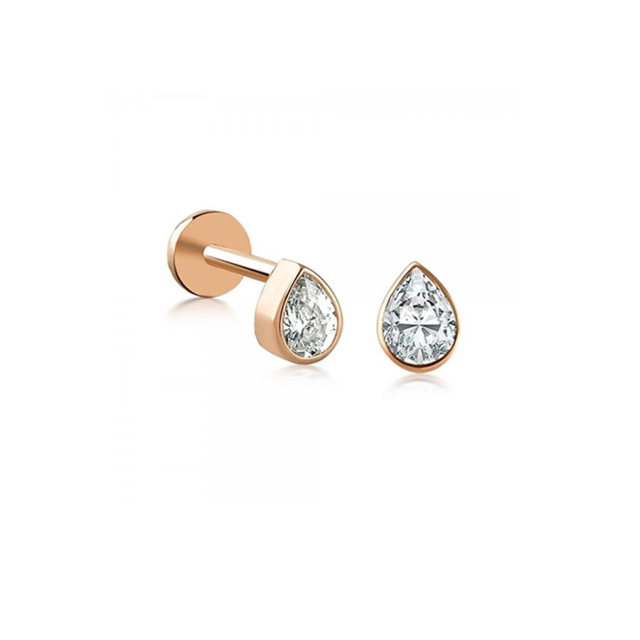 Damla Altın Piercing PRC0050 - Küpeler