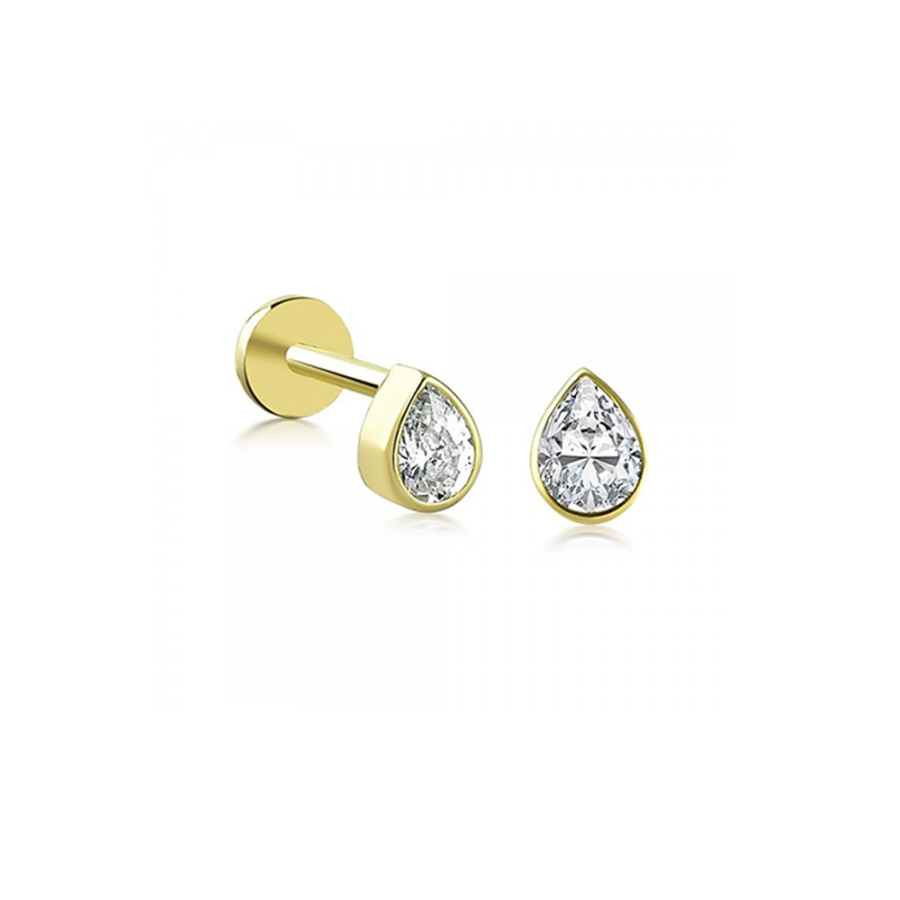 Damla Altın Piercing PRC0050 - Küpeler