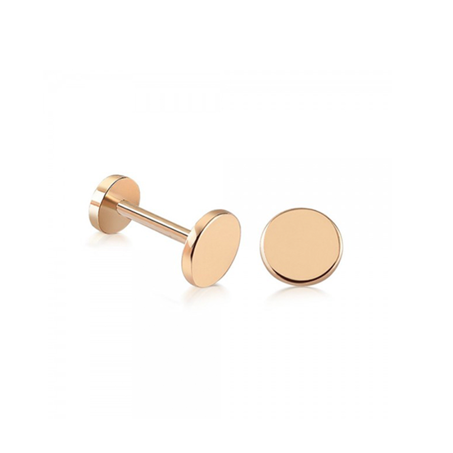 Yuvarlak Altın Piercing PRC0038 - Küpeler