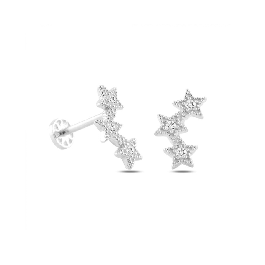 Yıldız Altın Piercing PRC0014 - Küpeler