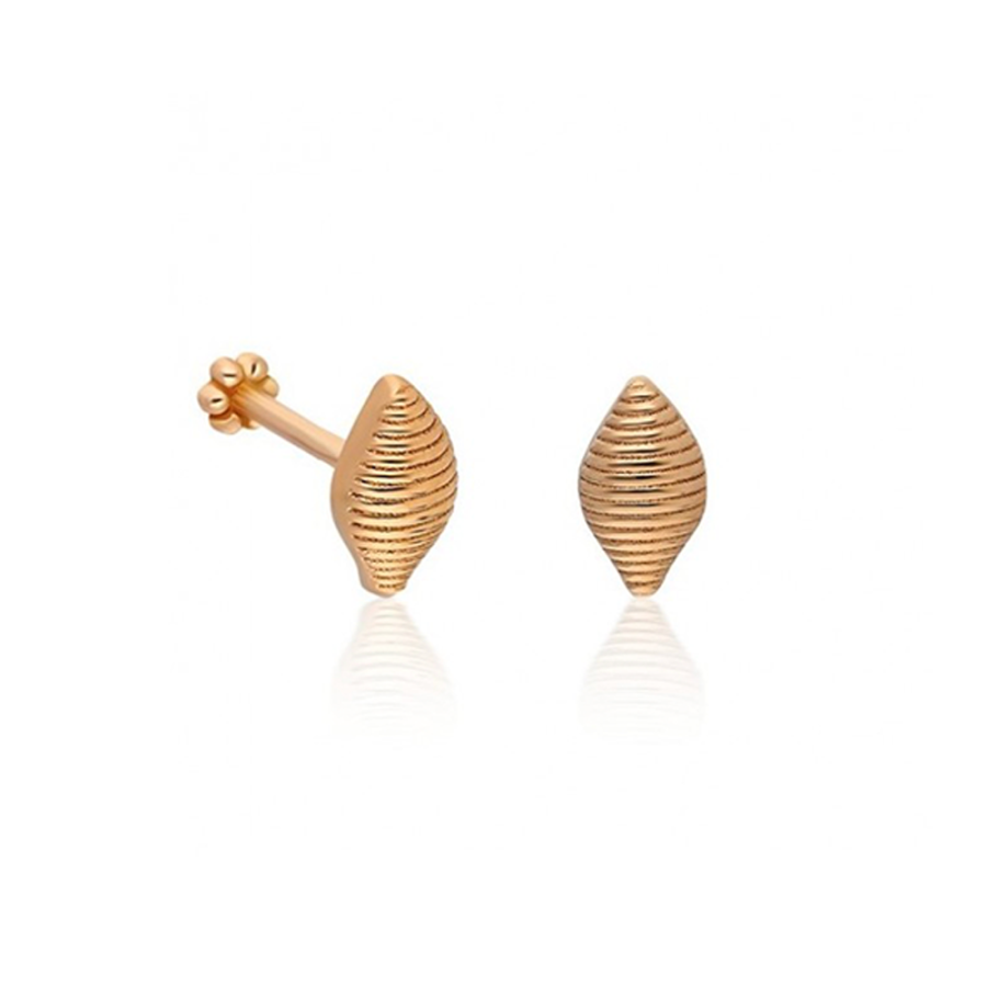 Deniz Kabuğu Altın Piercing PRC0015 - Küpeler