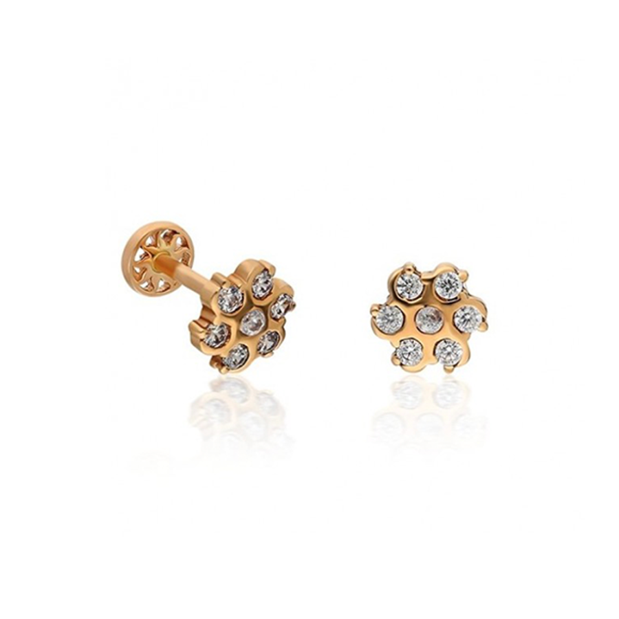Spiral Altın Piercing PRC0037 - Küpeler