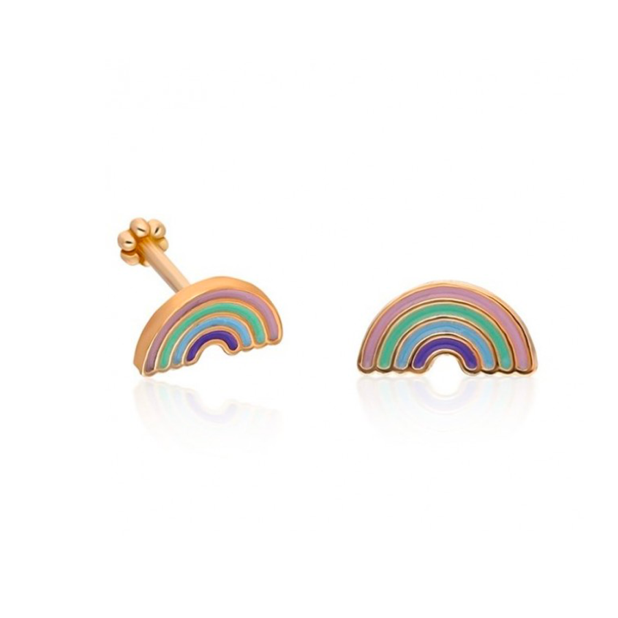 Gökkuşağı Altın Piercing PRC0020 - Küpeler