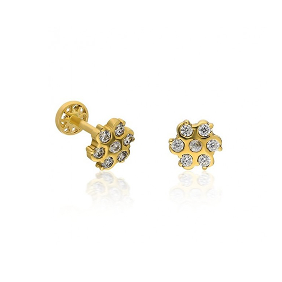 Spiral Altın Piercing PRC0037 - Küpeler