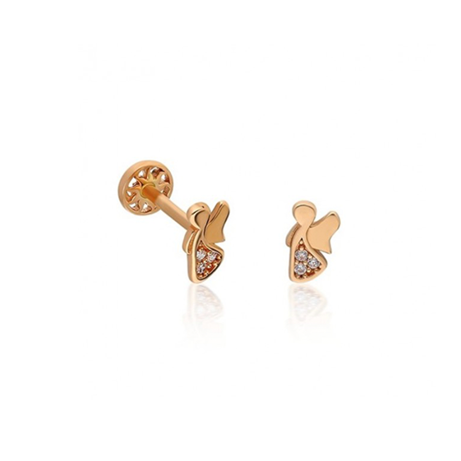 Melek Altın Piercing PRC0021 - Küpeler