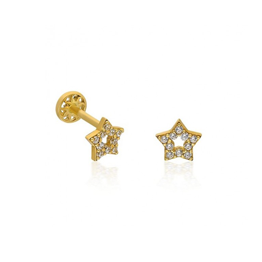 Yıldız Altın Piercing PRC0009 - Piercing