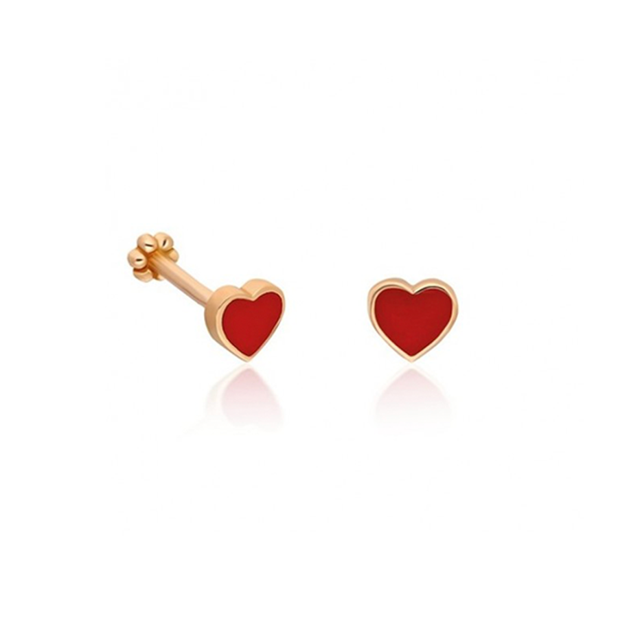 Kalp Altın Piercing PRC0008 - Piercing
