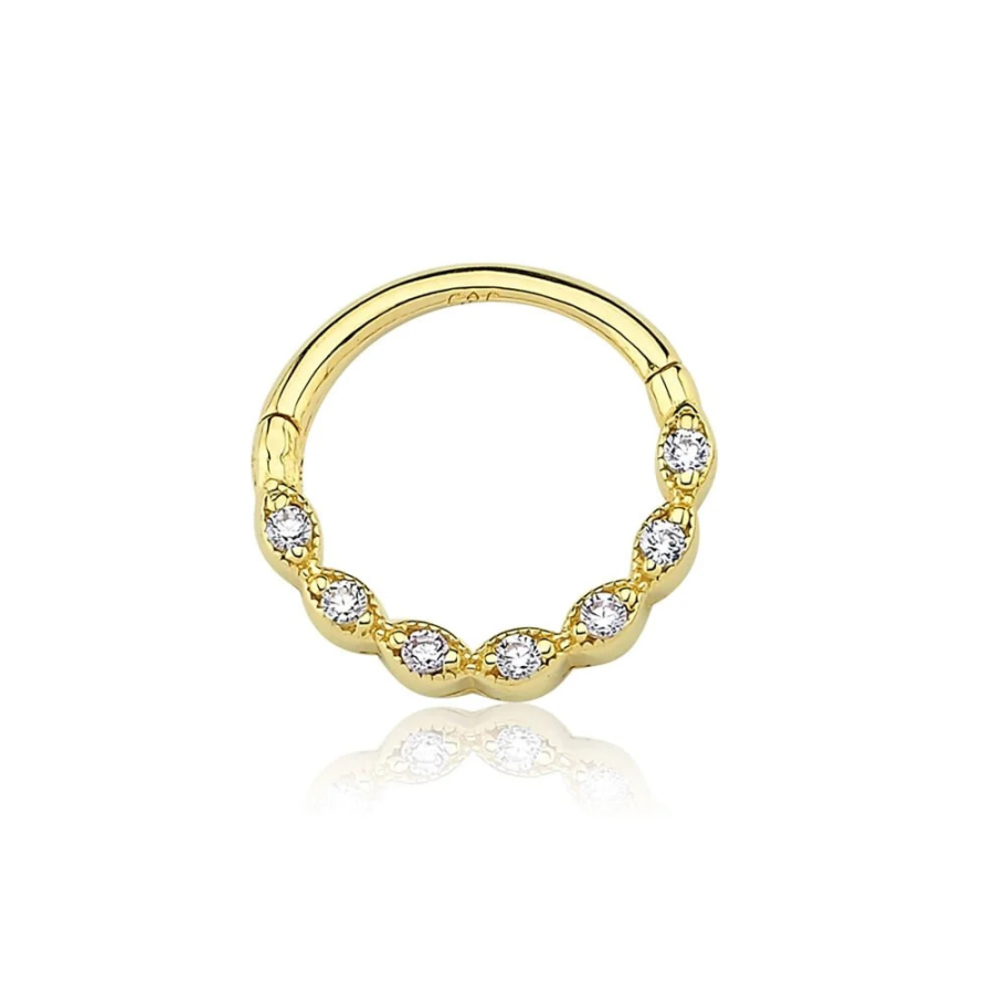 Taşlı Helix Piercing HLX0009 - Piercing