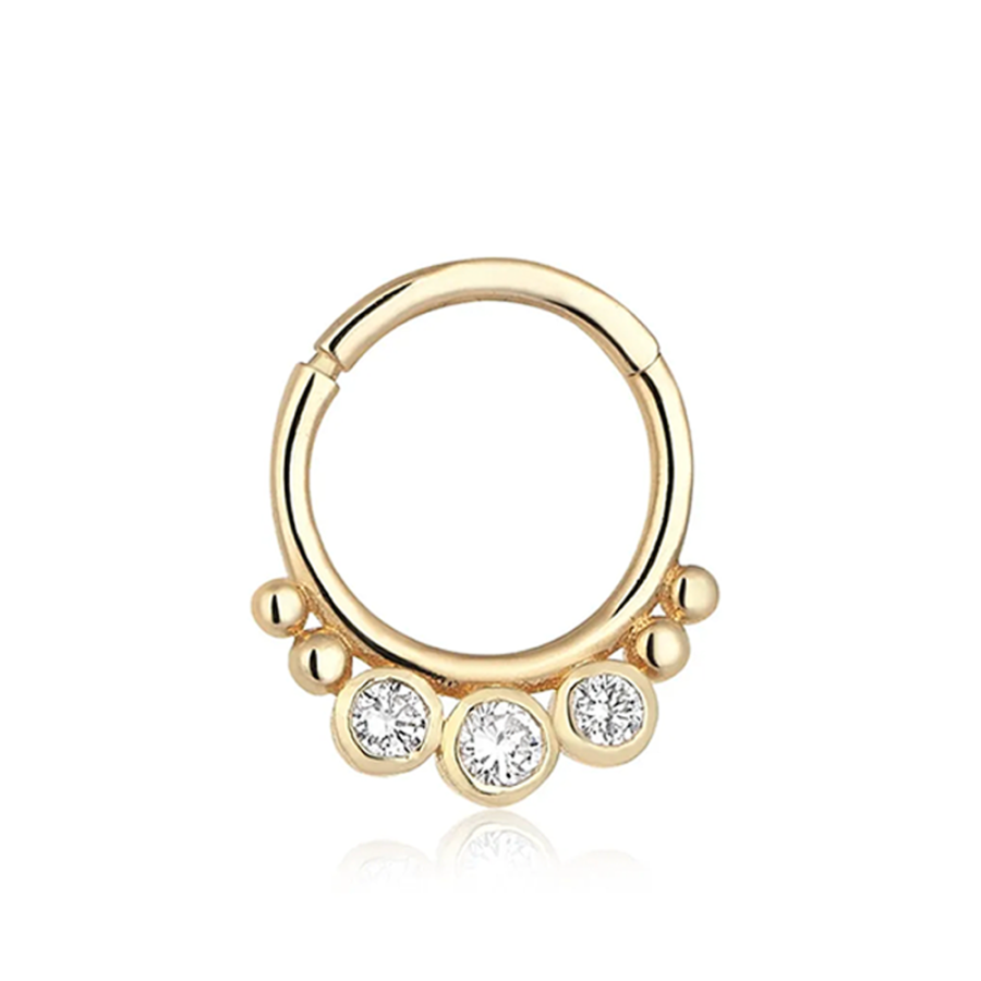 Taşlı Helix Piercing HLX0016 - Piercing