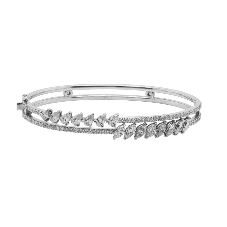 3,99 Karat Markiz-Damla Pırlanta Bileklik - Pırlanta Bileklikler