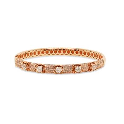 2,63 Karat Pırlanta Rose Bileklik