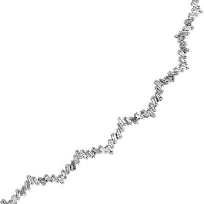1.93 Karat Bagetl Pırlanta Bileklik