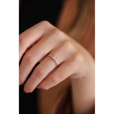 0,20 Ct Vesta Tektaş Pırlanta Yüzük
