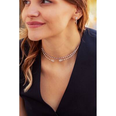2.18 Karat Pırlanta Choker Kolye
