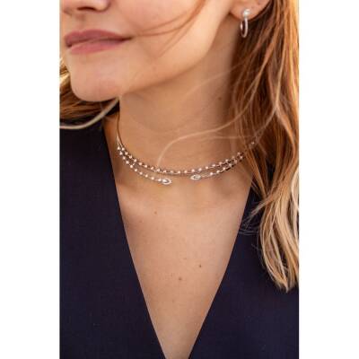 2.18 Karat Pırlanta Choker Kolye