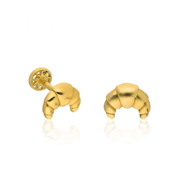 Kruvasan Altın Piercing PRC0041 -