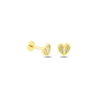 Kalp Altın Piercing PRC0030 -