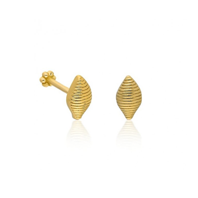 Deniz Kabuğu Altın Piercing PRC0015 -