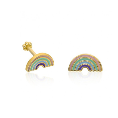Gökkuşağı Altın Piercing PRC0020 -