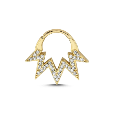 Taşlı Helix Piercing  -